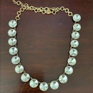 J. Crew Crystal necklace w/adjustable length